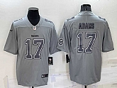 Men's Las Vegas Raiders #17 Davante Adams LOGO Grey Atmosphere Fashion 2022 Vapor Untouchable Stitched Limited Jersey,baseball caps,new era cap wholesale,wholesale hats